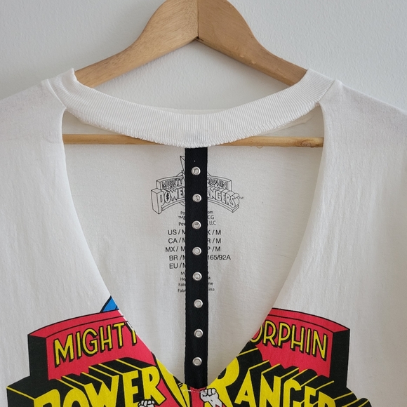 POWER RANGERS | Grunge Oversized Tshirt Size Medium - Picture 4 of 8